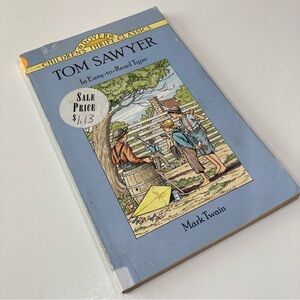 Tom Sawyer Mark Twain Dover Children's Thrift Class PB Easy to Read Illustrated